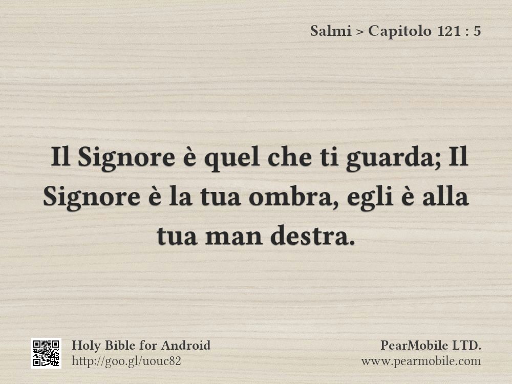 Salmi, Capitolo 121:5